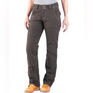 Dovetail Workwear Britt Utility Cargo Pants. Dark Brown 12 x 32 NWT